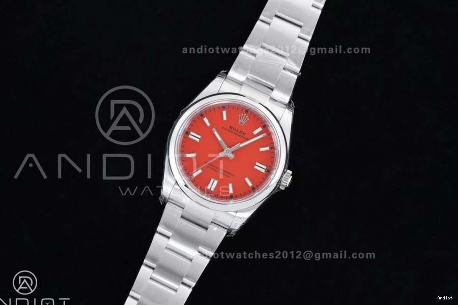 36mm Best VSF 126000 1:1 DD3230 V2 Dial Perpetual 904L Edition Red Steel Oyster 0409